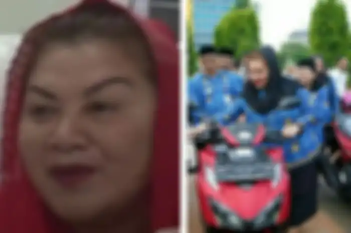Wali Kota Semarang, Hevearita Gunaryanti Rahayu bersama motor dinas Honda Vario 160.
