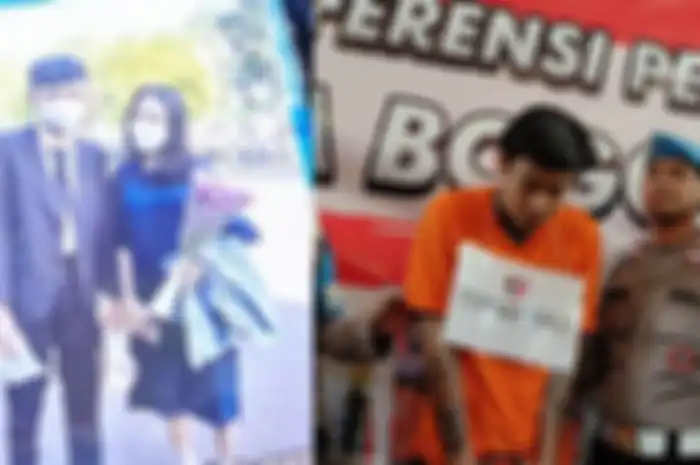 Rahmat Agil alias Alung (20) (kiri), pelaku pembunuhan terhadap Fitria Wulandari (21) di Bogor.