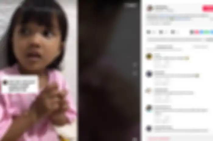 Sang anak dengan polos dan merasa bersalah meminta maaf atas perbuatannya