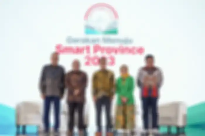 Diskusi panel ketiga yang membahas smart province bersama perwakilan Jawa Barat dan Daerah Istimewa Yogyakarta (DIY).
