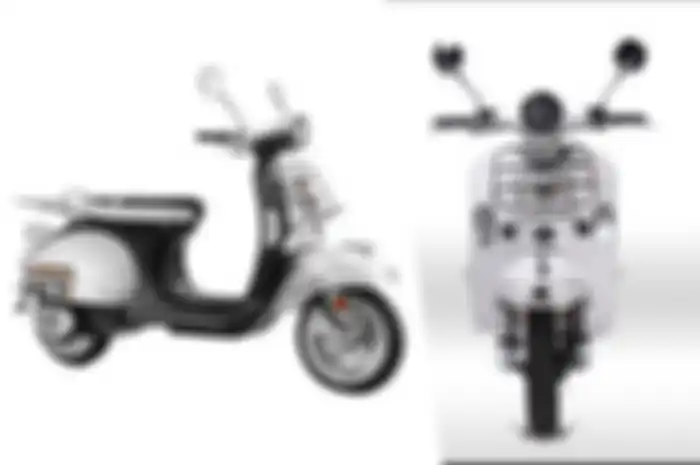 Skuter ZNEN punya desain mirip Vespa
