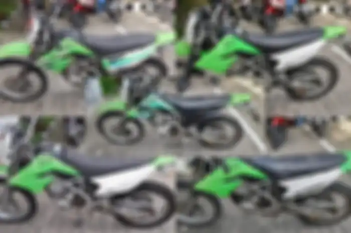 5 unit Kawasaki KLX 150 S dilelang, per unit buka harga mulai Rp 2 jutaan.