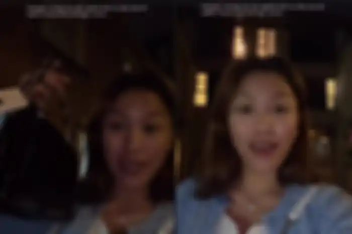 Lolly nyaris kemalingan saat asyik joget TikTok.