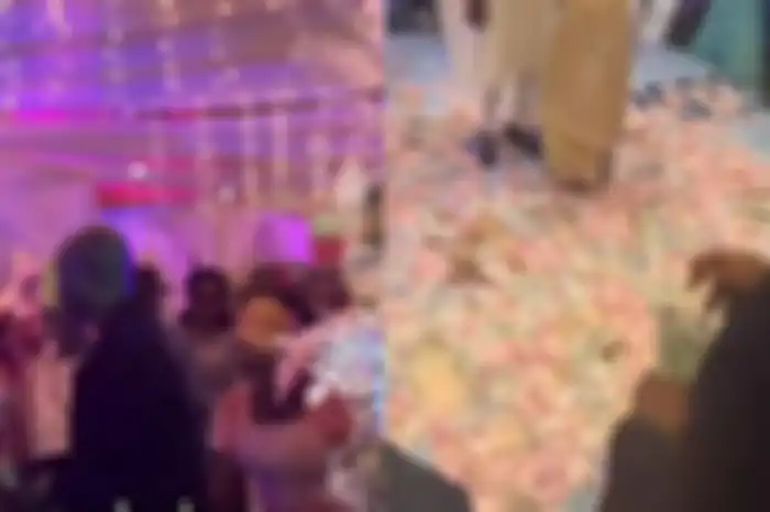 Proses pernikahan di Afrika, pengantin disawer uang