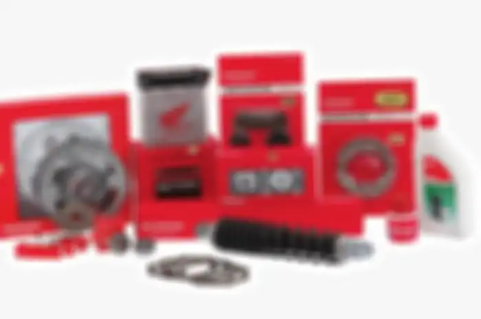 Pastikan pakai Honda Genuine Parts selama servis motor Honda