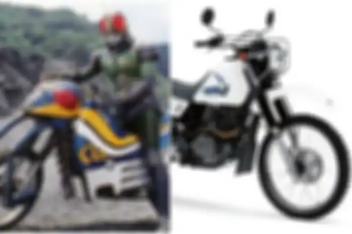 Motor Ksatria Baja Hitam ternyata masih dijual sampai saat ini, desainnya mirip tapi kapasitas mesin cuma 200 cc.
