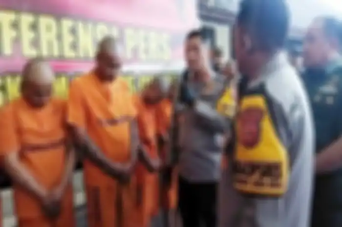 Penangkapan geng motor yang sudah mengeroyok warga Bandung Barat.