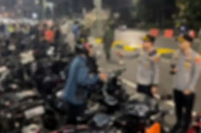 Ilustrasi konvoi, konvoi motor akan dilarang masuk Jakarta pada malam tahun baru 2024
