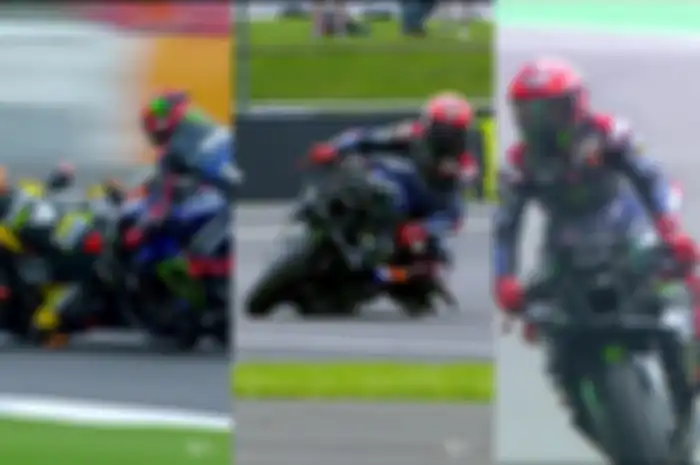 Motor MotoGP Yamaha YZR-M1 Fabio Quartararo disobek-sobek fairingnya oleh motor Luca Marini di MotoGP Inggris 2023, musim depan tidak kejadian lagi