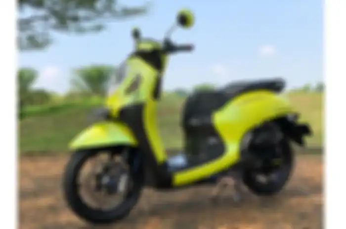 Modifikasi Honda Scoopy gaya proper matic.