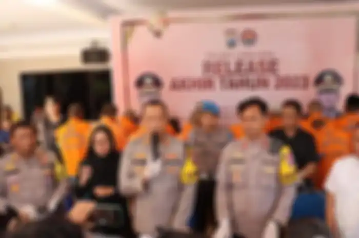Kapolres Lumajang AKBP Mohammad Zainur Rofik di Mapolres Lumajang. 