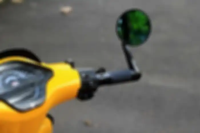 Pakai spion bar end ngabers siap-siap kena tilang dan bayar denda Rp 250 ribu.