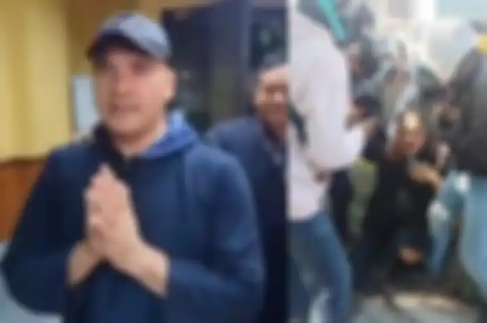 Pria berjaket hitam dengan jaket polisi kini diburu, diduga bukan Polisi saat tangkap Saipul Jamil