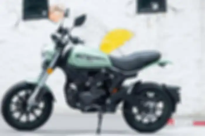 Motor Cina ini mirip Ducati Scrambler. Punya harga motor Rp 23 jutaan.