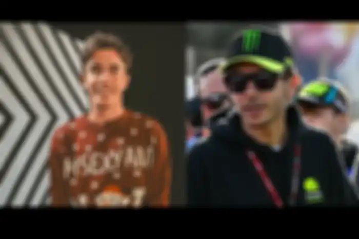 Sosok paling hebat di Repsol Honda Team di era MotoGP modern 4-Tak, Marc Marquez (kiri) dan Valentino Rossi (kanan)