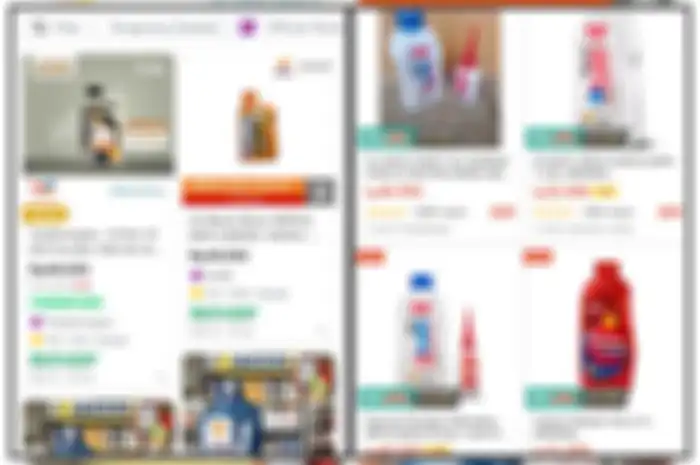 Ilustrasi penjualan oli secara online dari E-Commerce. Hati-hati kedapetan oli palsu. 