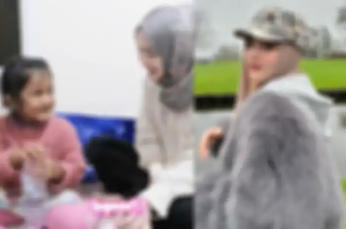 Putri Delina bertemu dengan adik sambungnya, Bintang.