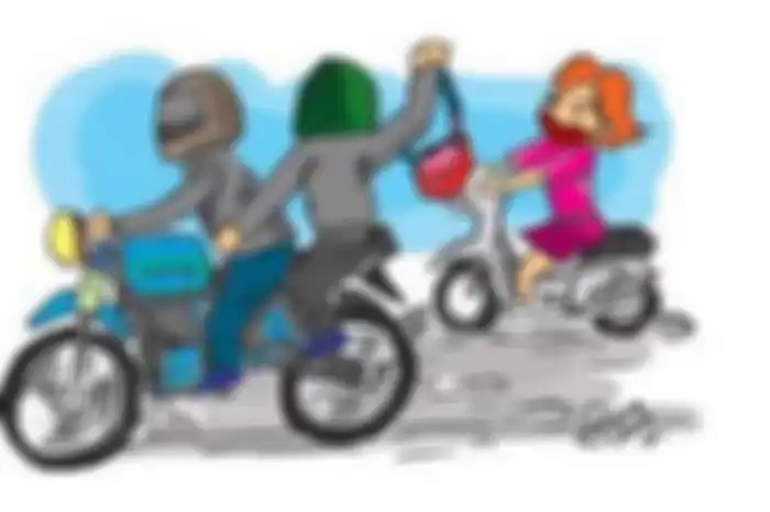 Gambar ilustrasi penjambretan. Ibu di Bogor lawan jambret berujung jatuh dari motor demi pertahankan Rp 100 juta.