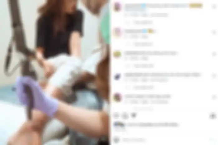 Proses laser untuk hapus tato Aurelie Moeremans 