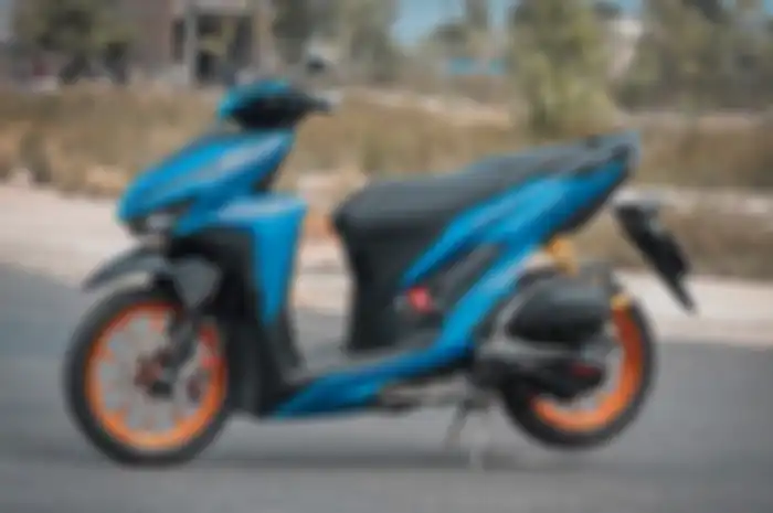 Modifikasi motor Honda Vario 150.