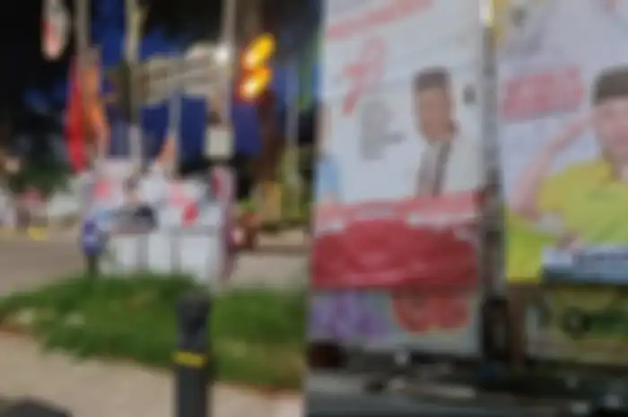 Ilustrasi baliho kampanye mendominasi jalanan di tahun 2024