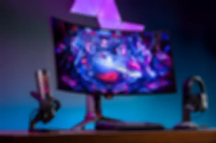 ASUS menghadirkan monitor gaming dengan panel OLED dan bentuk melengkung, ROG Swift OLED PG34WCDM