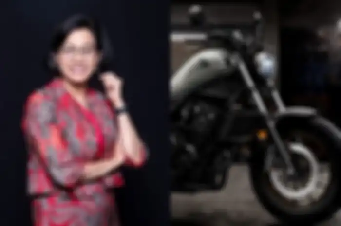 (ILUSTRASI) Nama Menteri Keuangan Sri Mulyani sedang jadi topik utama. Ternyata memiliki motor Honda Rebel.