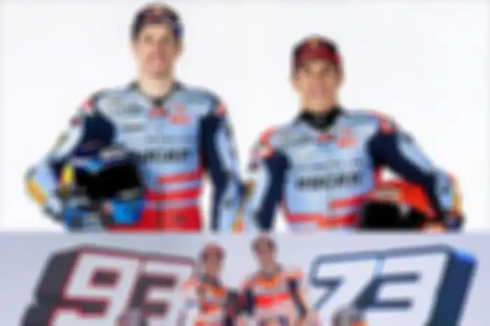 Pembalpa abang-adik Marc dan Alex Marquez bareng Gresini Racing di MotoGP 2024 (atas) dan Repsol Honda Team di MotoGP 2020