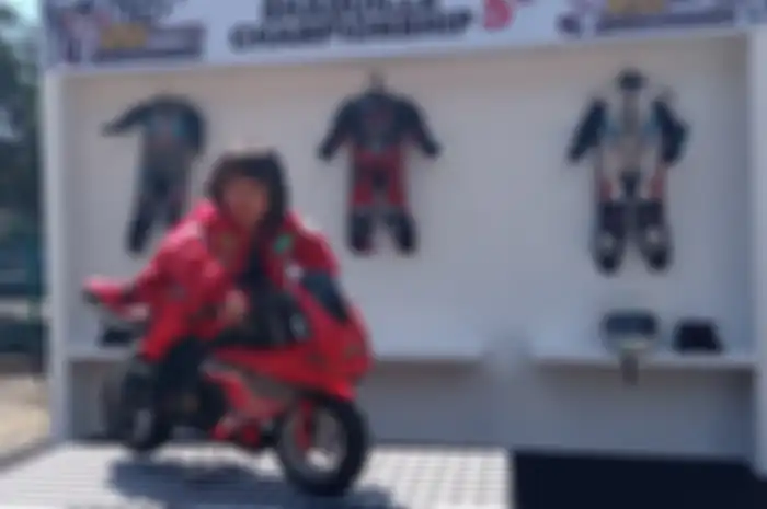 Profil pembalap cilik Fakhri Shaquille Habibilah.