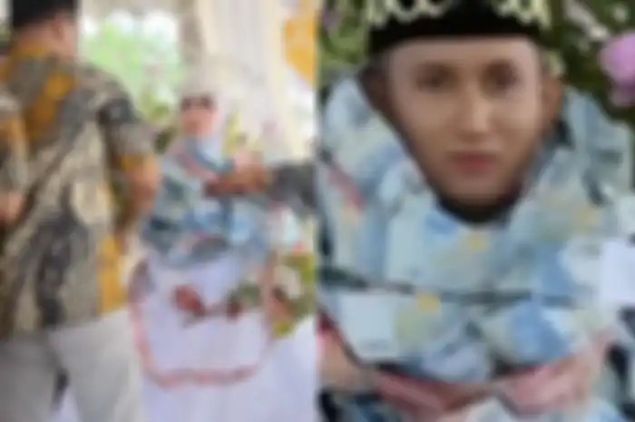 Viral di tiktok, pengantin diberi kalung uang oleh tamu undangan