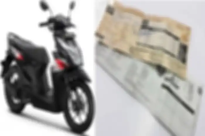Foto ilustrasi Honda BeAT (kiri), simak cara perpanjang STNK (kanan).