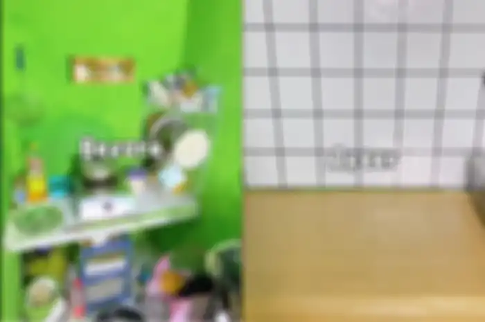 Before - After dapur minimalis.