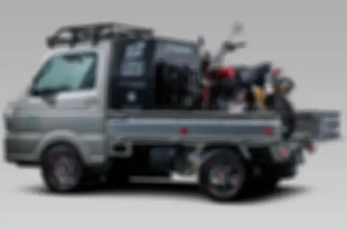 Suzuki Carry buat angkut motor modifikasi Yoshimura