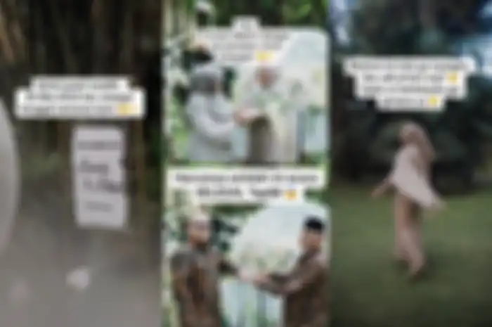 Momen lamaran dilanjutkan pernikahan Arvinda dan pasangannya.