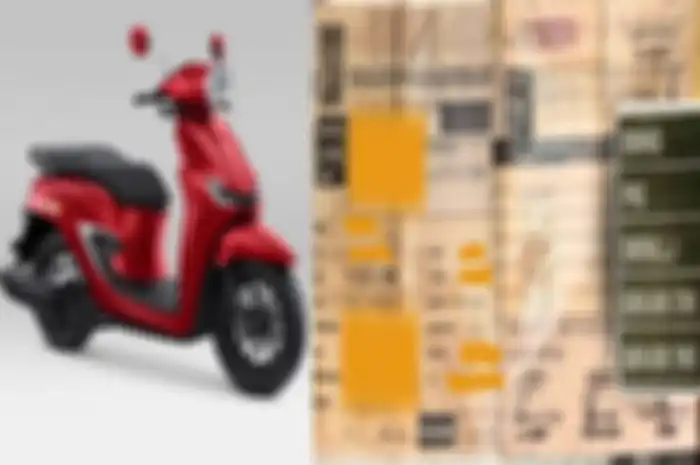 Foto ilustrasi Honda Stylo 160 (kiri) dan STNK (kanan).