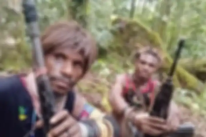 Ilustrasi sosok anggota KKB Papua