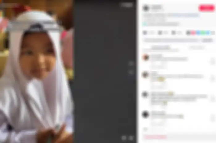 bocah kelas 1 SD bernama Queen yang memiliki tulisan rapi dan bagus