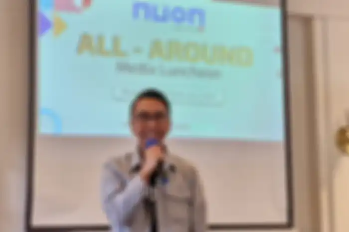 CEO Nuon, Aris Sudewo memaparkan pencapaian dan portfolio dari nuon