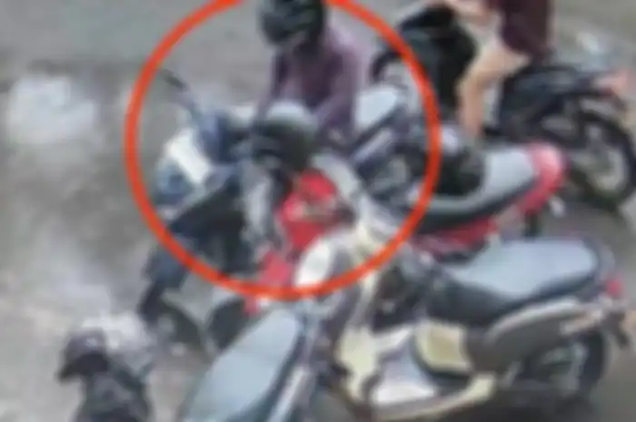 Maling motor di Sidoarjo, bobol Honda BeAT cuma 6 detik.