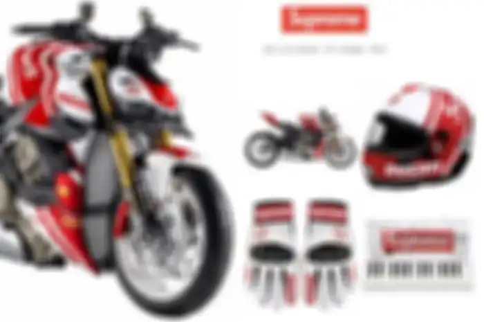 Kolaborasi Supreme dan Ducati buat tahun 2024