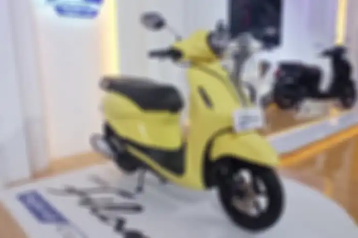Promo cicilan untuk Yamaha Grand Filano di IIMS 2024.