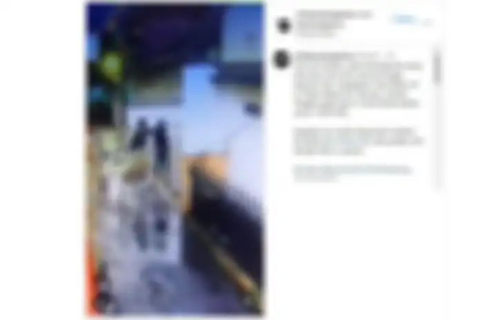 peristiwa pemukulan seorang lelaki kepada wanita viral di media sosial