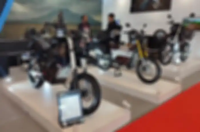 Motor listrik SMEV hadir di IIMS 2024. Ada promo gratis voucher Eiger!