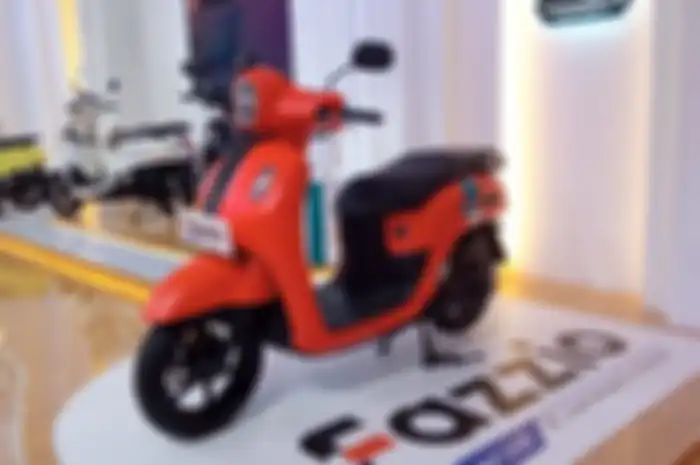 Yamaha Fazzio kena promo potongan tenor di IIMS 2024.