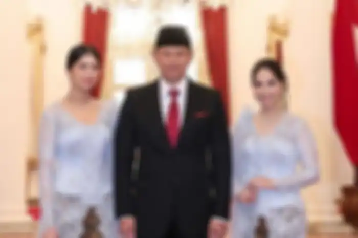 AHY bersama istrinya, Annisa Pohan, dan putrinya Almira Yudhoyono