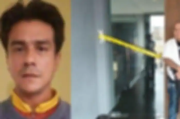 Gathan Saleh (kiri), mantan suami dari artis Cut Keke dan Dina Lorenza, yang lakukan tembakan di area perkantoran di Jatinegara.