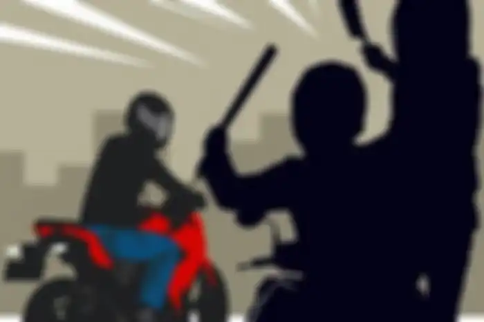 Modus baru pencurian motor di Nganjuk, korban ketakutan motor Honda BeAT dibawa kabur pelaku.