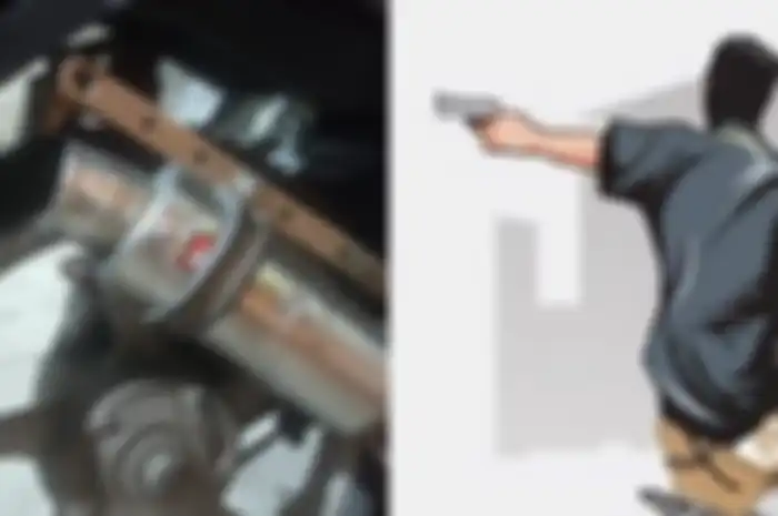 (ILUSTRASI) Akibat knalpot brong motor, remaja di Sumsel ditembak pistol rakitan.