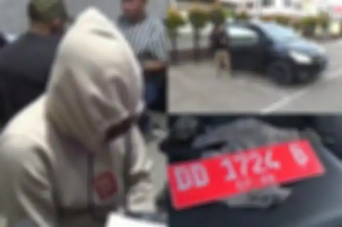 Anak pejabat pelaku rudapaksa gadis dalam mobil dinas saat diperiksa di ruang PPA Polres Gowa, Sulawesi Selatan, Sabtu (2/3/2024).