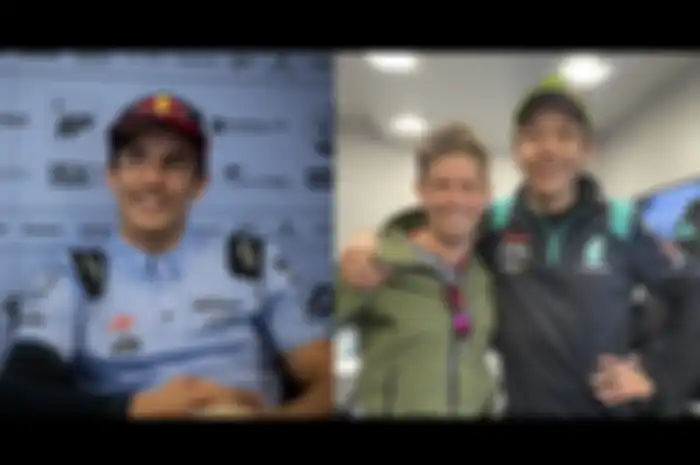 Fakta bukan mitos sampai Marc Marquez (kiri) menang MotoGP Qatar 2024 cetak rekor yang hanya 2 orang, Casey Stoner dan Valentino Rossi (kanan), berhasil ciptakan